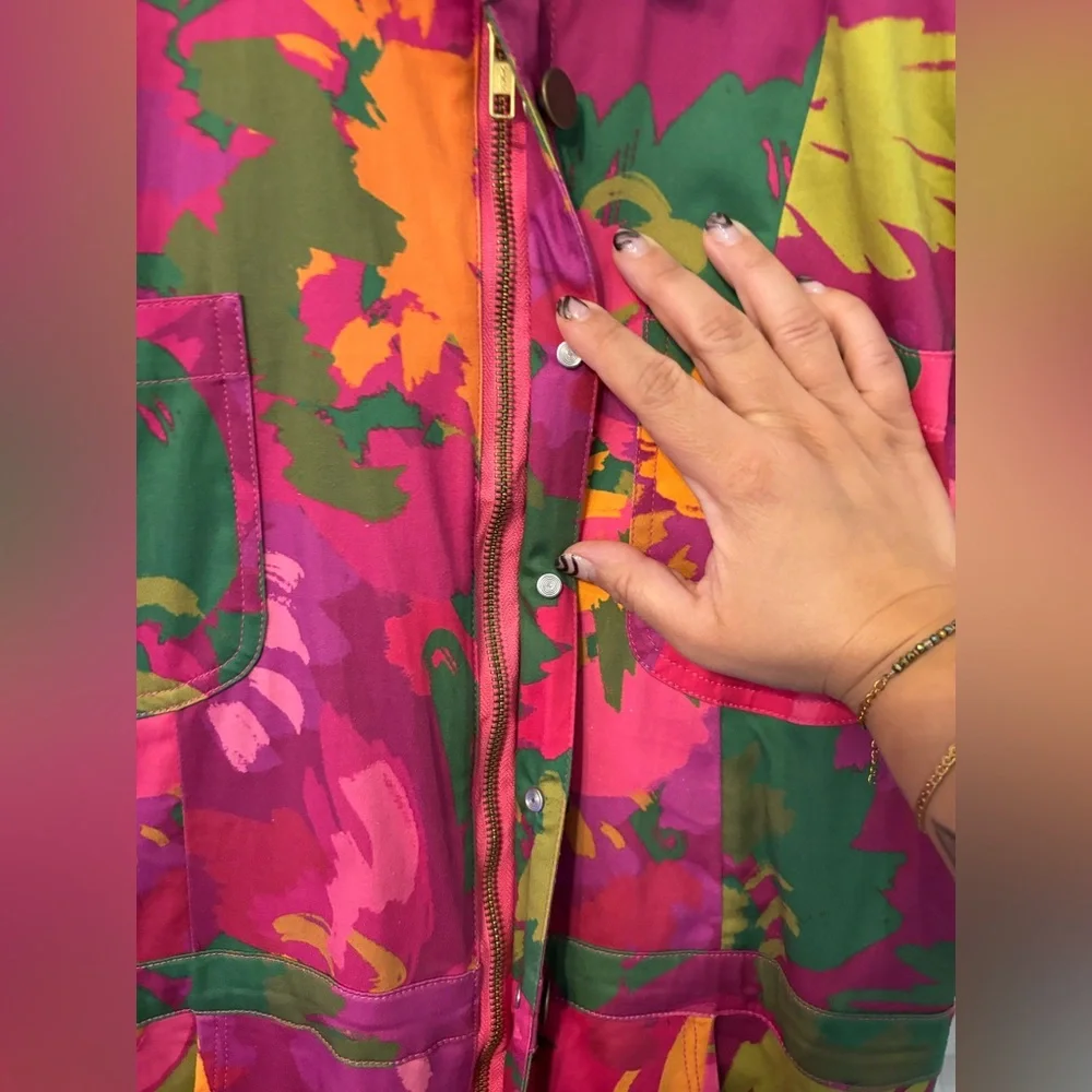 Colorful Floral Jumpsuit - Picture 9 of 12